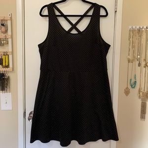 Polka Dot Fit & Flare Dress